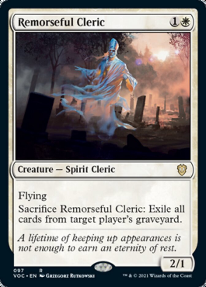 Remorseful Cleric [Innistrad: Crimson Vow Commander] (VOC 97)