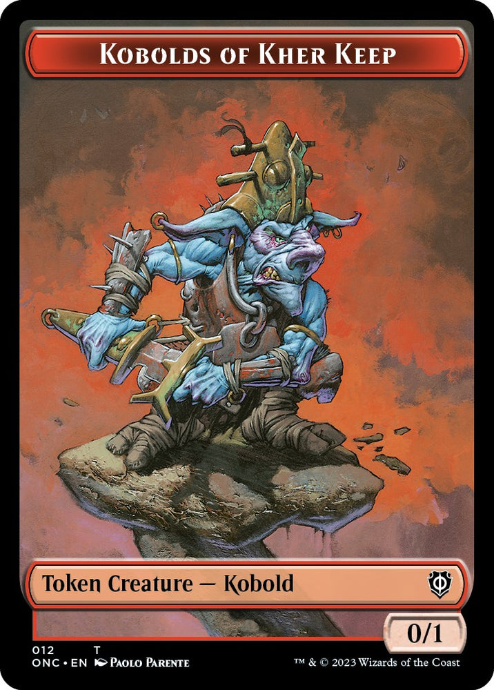 Kobolds of Kher Keep // Dragon Double-Sided Token [Phyrexia: All Will Be One Commander]