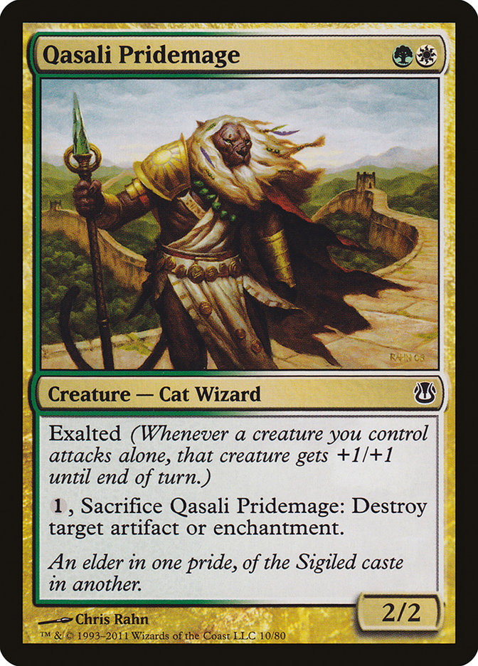 Qasali Pridemage [Duel Decks: Ajani vs. Nicol Bolas] (DDH 10)
