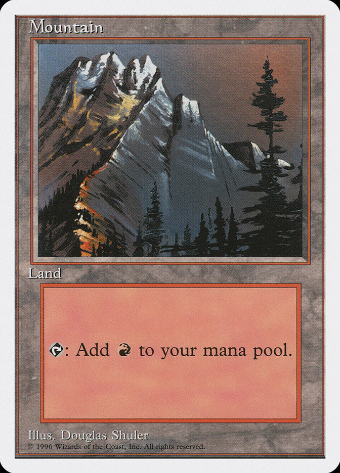 Mountain (Red Sky in the Top Right) [Introductory Two-Player Set] (ITP 62)