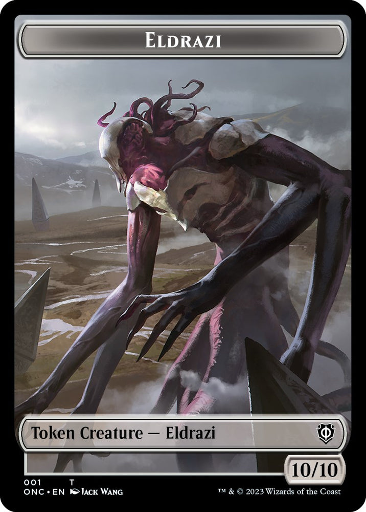 Soldier (017) // Eldrazi Double-Sided Token [Phyrexia: All Will Be One Commander]