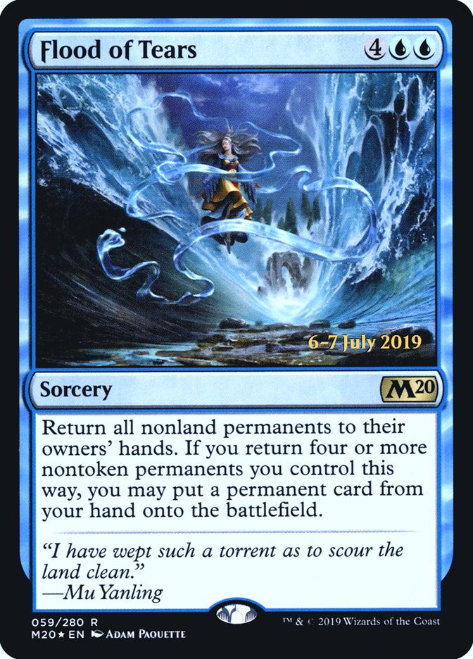 Flood of Tears  [Core Set 2020 Prerelease Promos] (PM20 59S)