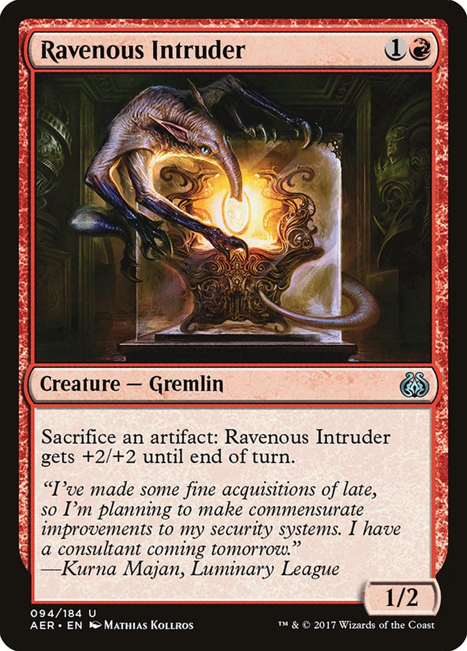 Ravenous Intruder [Aether Revolt] (AER 94)