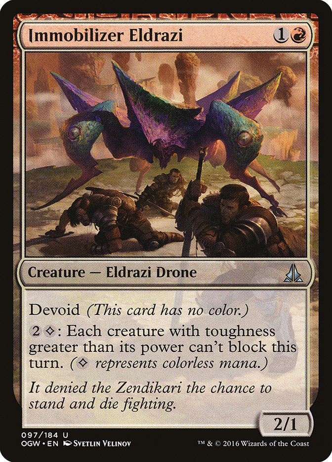 Immobilizer Eldrazi [Oath of the Gatewatch] (OGW 97)