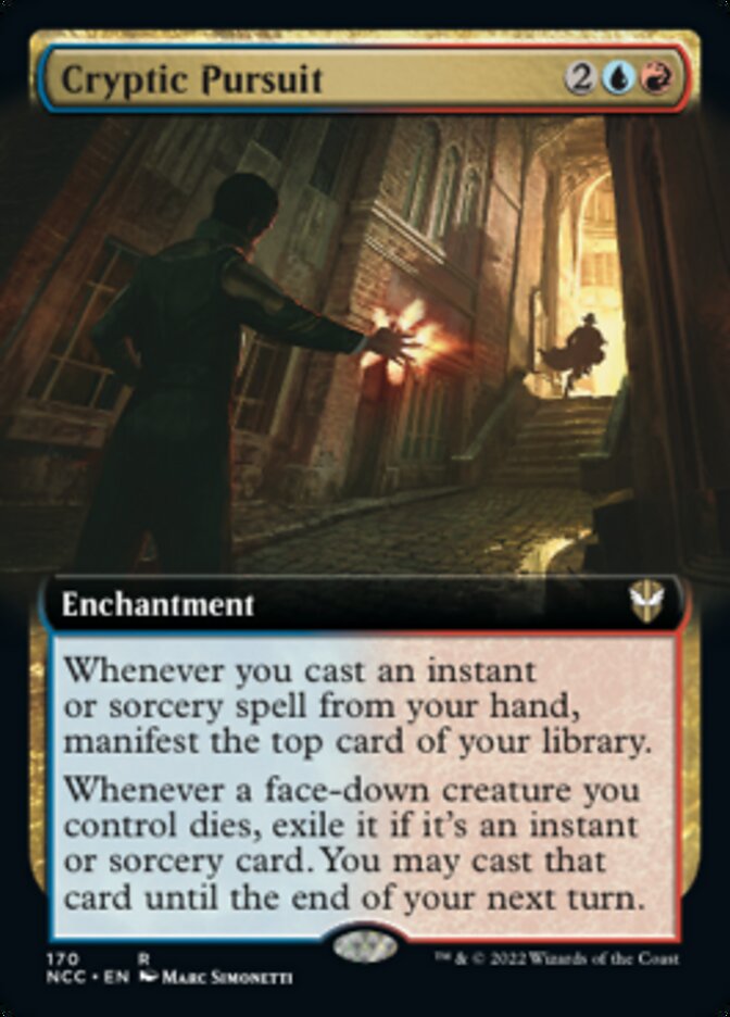 Cryptic Pursuit (Extended Art) [Streets of New Capenna Commander] (NCC 170)