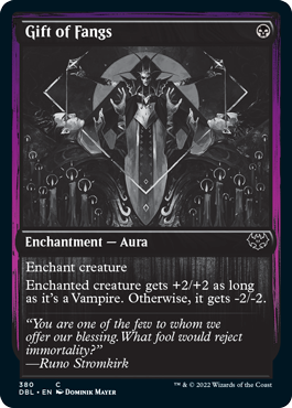 Gift of Fangs [Innistrad: Double Feature] (DBL 380)