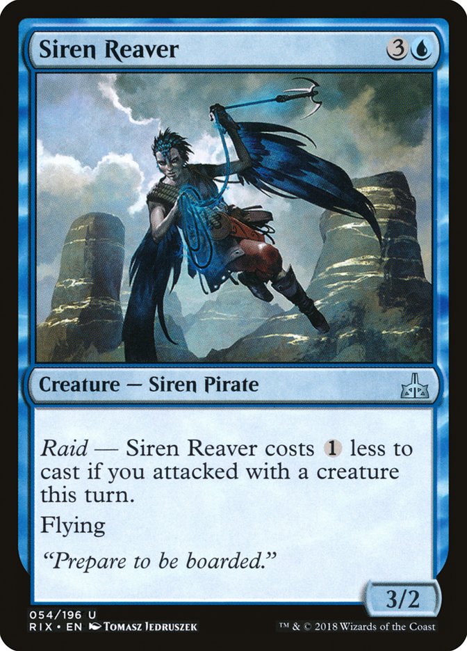 Siren Reaver [Rivals of Ixalan] (RIX 54)