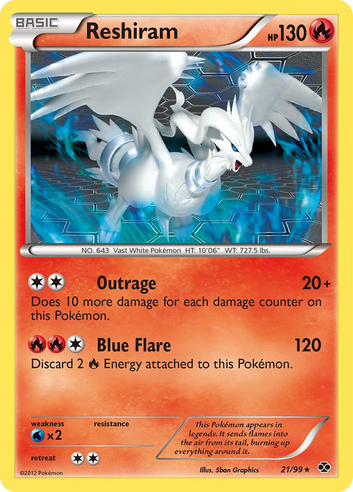 Reshiram (Next Destinies) (21/99) [Theme Deck Exclusives]