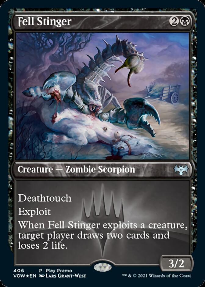 Fell Stinger (Play Promo) [Innistrad: Crimson Vow] (VOW 406)