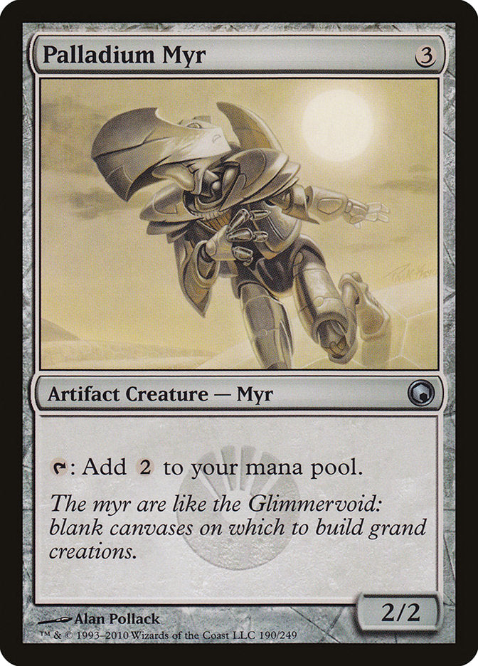 Palladium Myr [Scars of Mirrodin] (SOM 190)