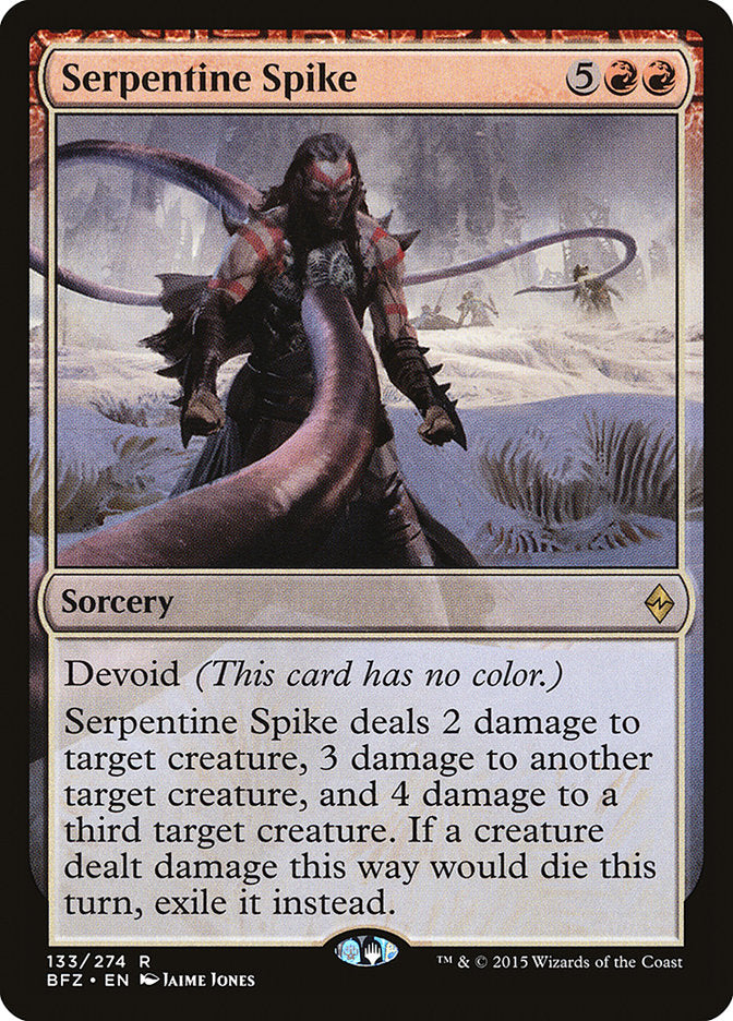 Serpentine Spike [Battle for Zendikar] (BFZ 133)