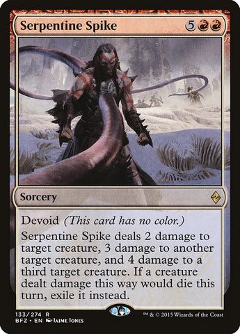 Serpentine Spike [Battle for Zendikar] (BFZ 133)