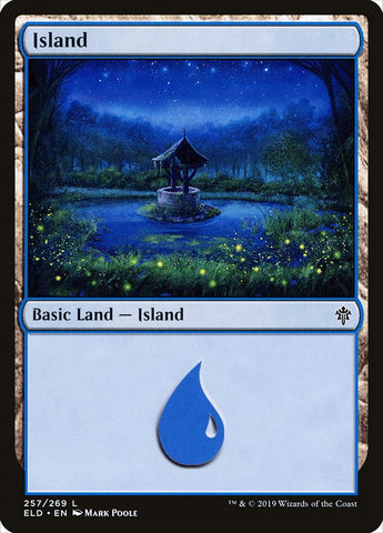Island (#257) [Throne of Eldraine] (ELD 257)