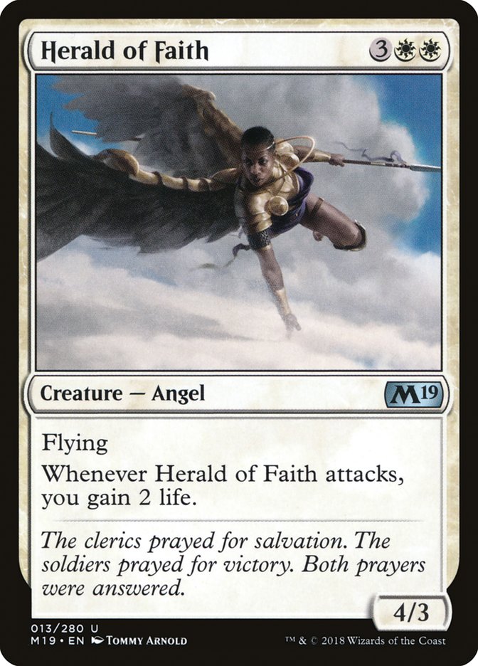 Herald of Faith [Core Set 2019] (M19 13)