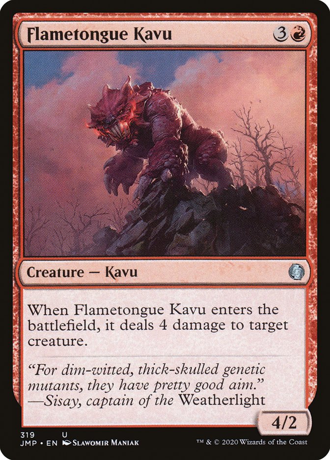 Flametongue Kavu [Jumpstart] (JMP 319)