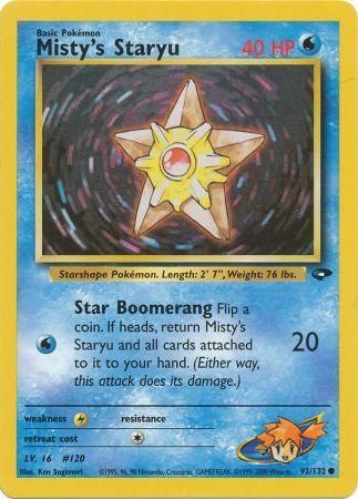 Misty's Staryu (92/132) [Gym Challenge]