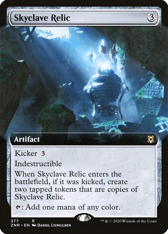 Skyclave Relic (Extended Art) [Zendikar Rising] (ZNR 377)