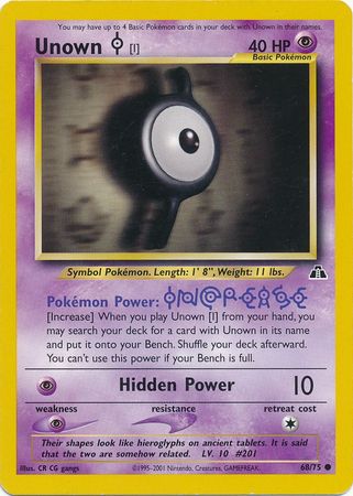 Unown [I] (68/75) [Neo Discovery]