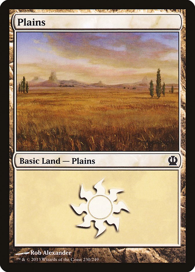 Plains (#230) [Theros] (THS 230)