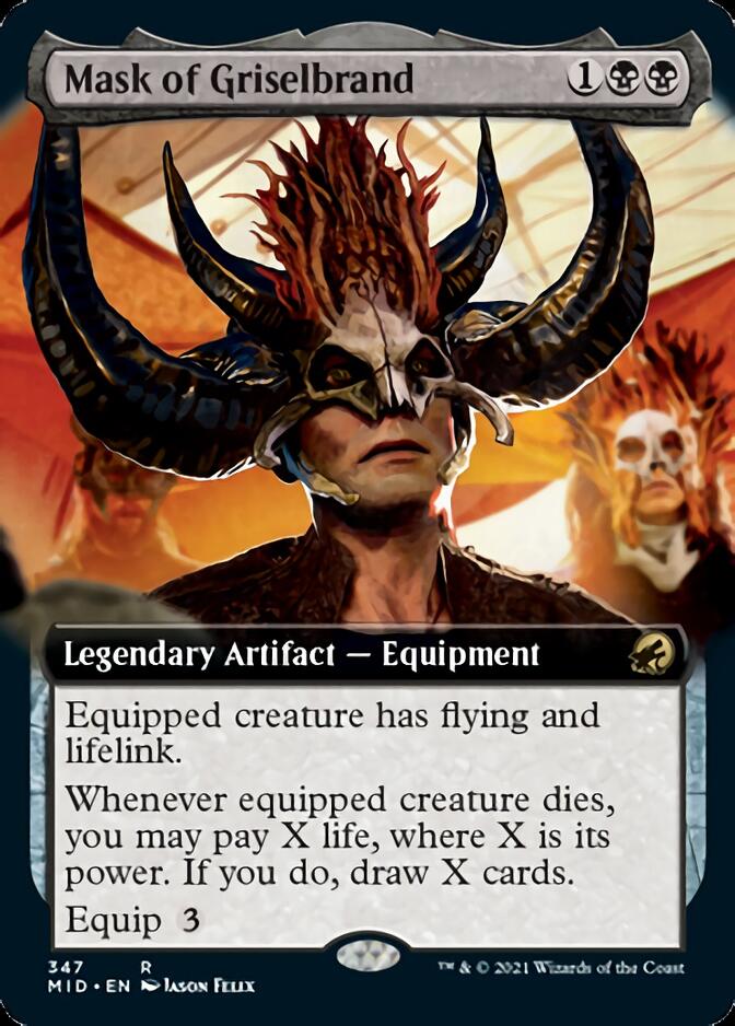 Mask of Griselbrand (Extended) [Innistrad: Midnight Hunt] (MID 347)