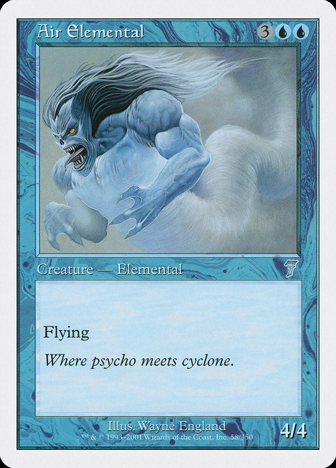 Air Elemental [Seventh Edition] (7ED 58)