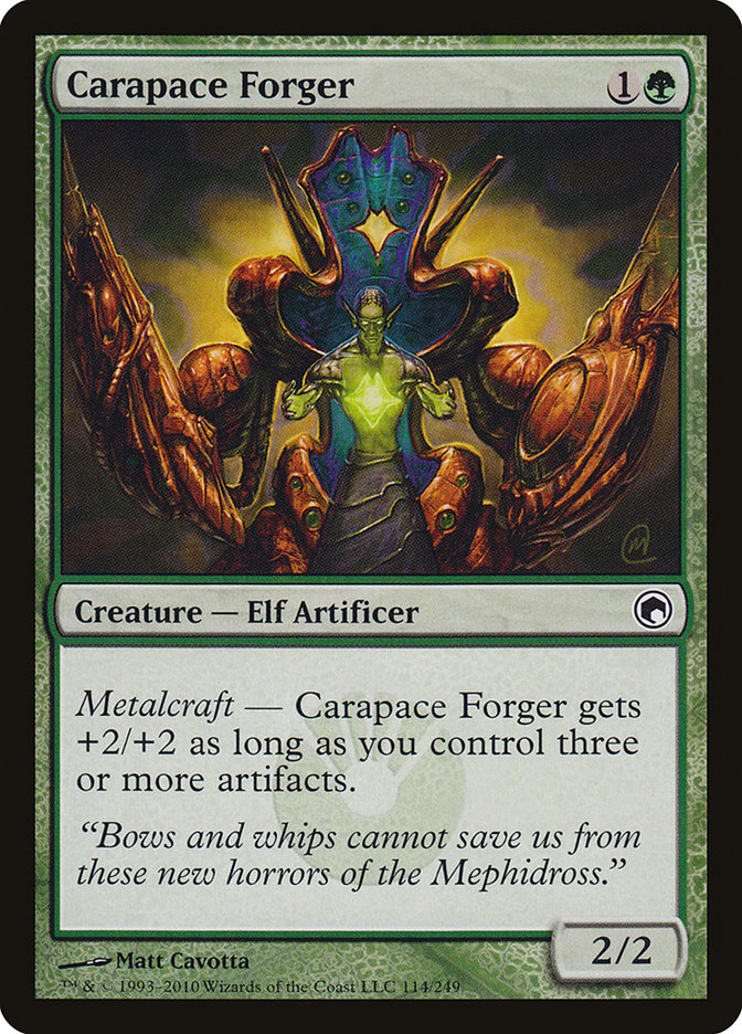 Carapace Forger [Scars of Mirrodin] (SOM 114)