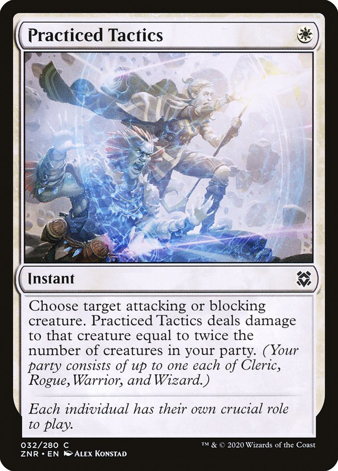 Practiced Tactics [Zendikar Rising] (ZNR 32)