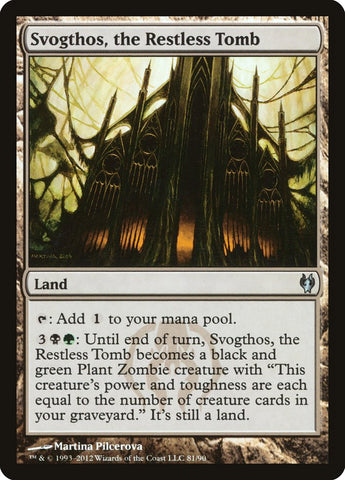Svogthos, the Restless Tomb [Duel Decks: Izzet vs. Golgari] (DDJ 81)