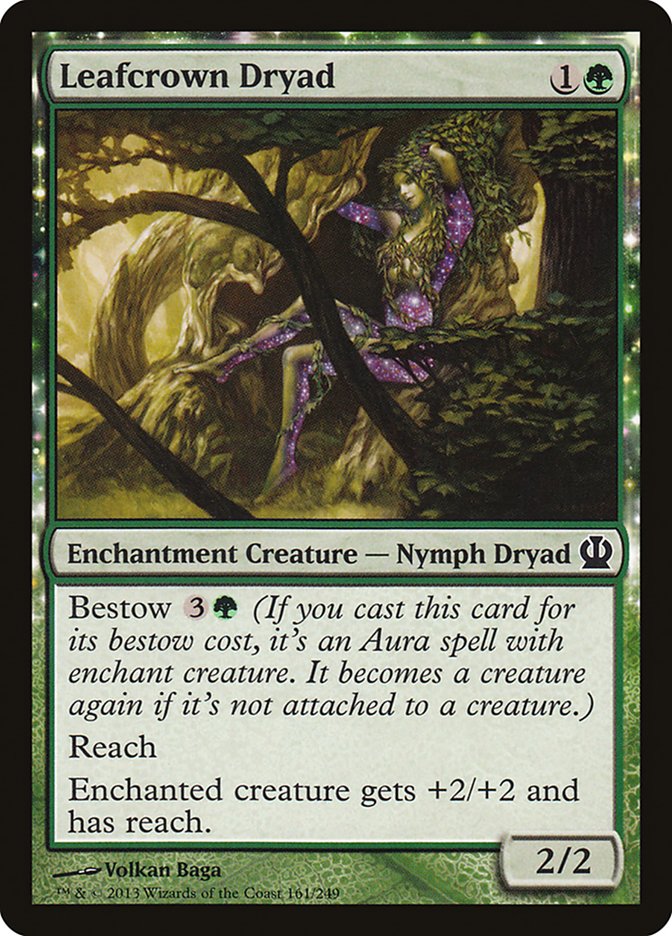 Leafcrown Dryad [Theros] (THS 161)