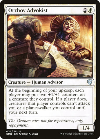 Orzhov Advokist [Commander Legends] (CMR 35)