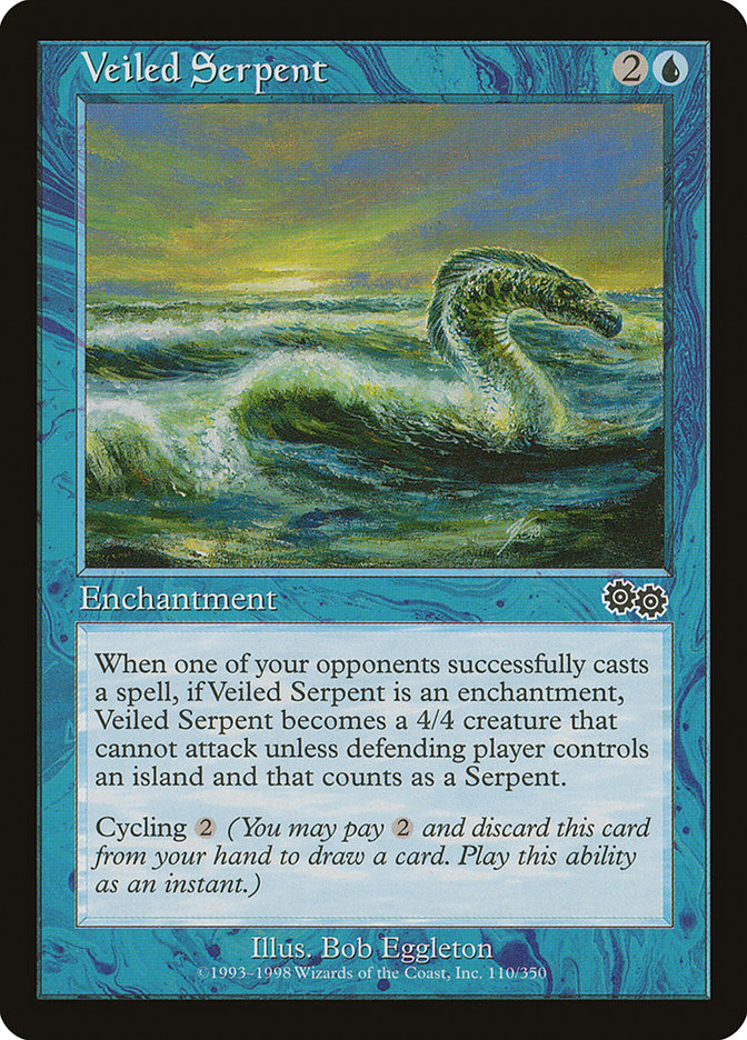 Veiled Serpent [Urza's Saga] (USG 110)
