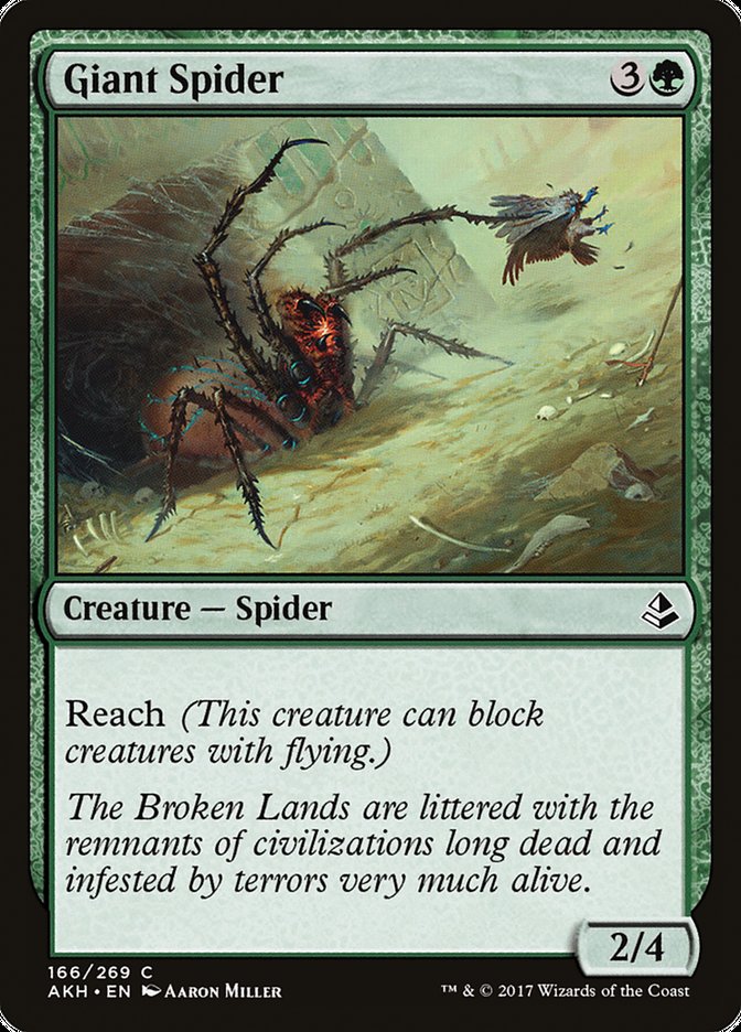 Giant Spider [Amonkhet] (AKH 166)