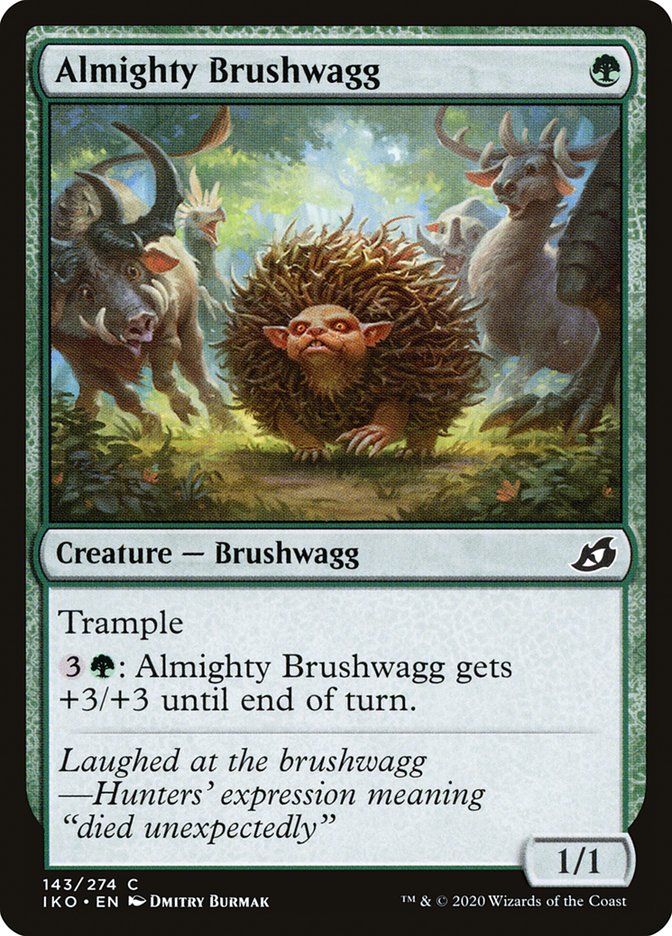 Almighty Brushwagg [Ikoria: Lair of Behemoths] (IKO 143)