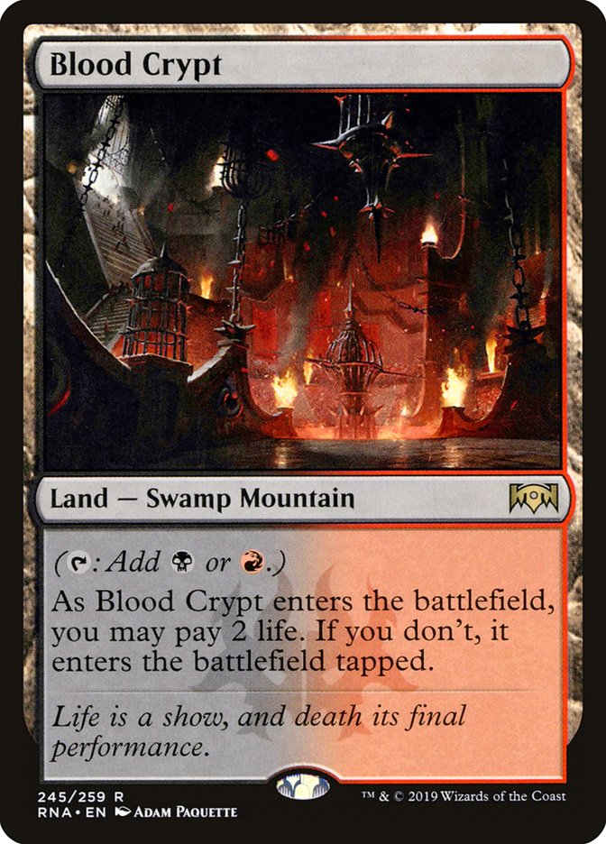 Blood Crypt [Ravnica Allegiance] (RNA 245)