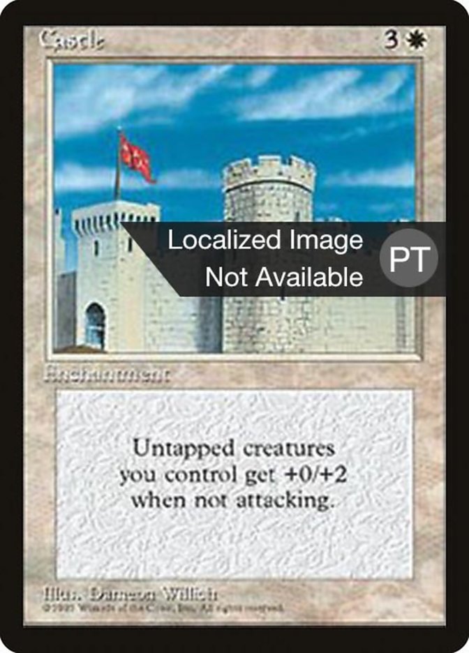 Castle [Fourth Edition Foreign Black Border] (4BB 12)
