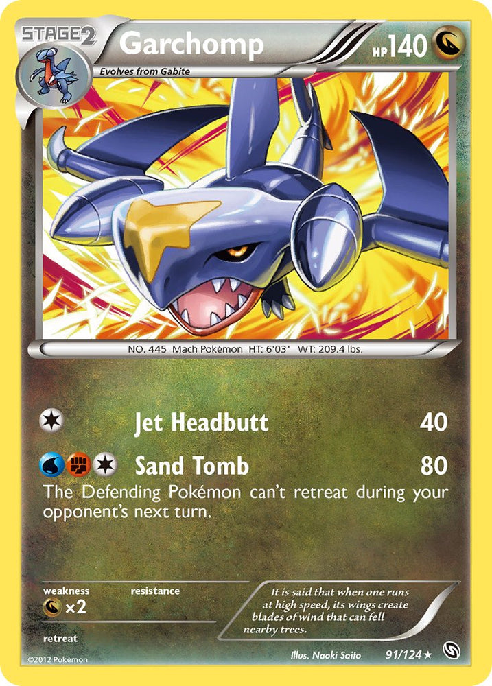 Garchomp (Cracked Ice Holo) (91/124) [Theme Deck Exclusives]