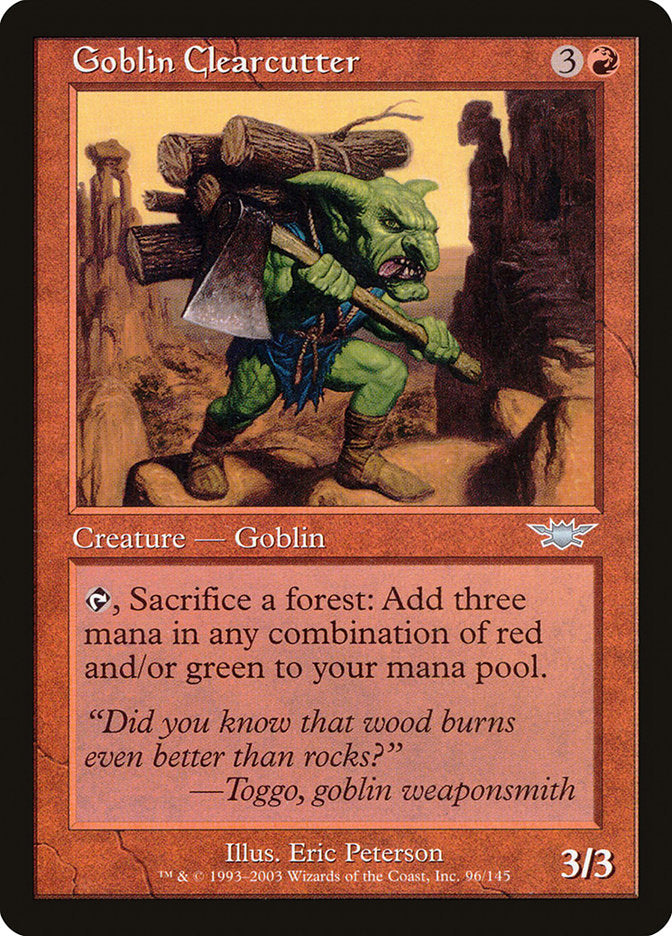 Goblin Clearcutter [Legions] (LGN 96)