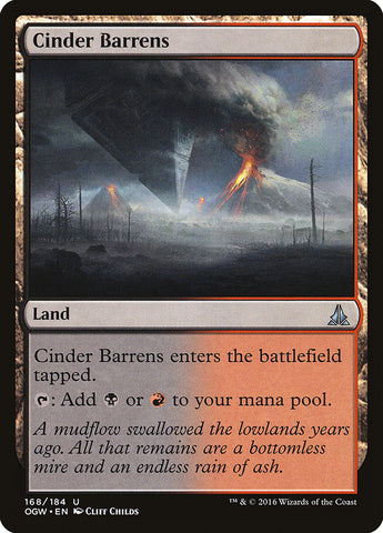 Cinder Barrens [Oath of the Gatewatch] (OGW 168)