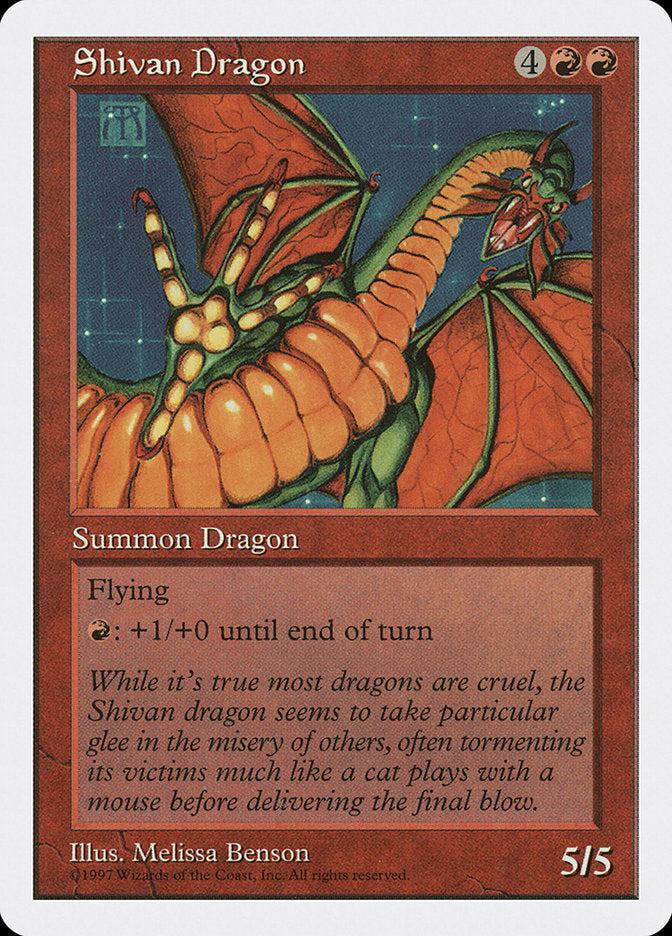 Shivan Dragon [Fifth Edition] (5ED 267)