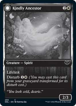 Kindly Ancestor // Ancestor's Embrace [Innistrad: Double Feature] (DBL 289)