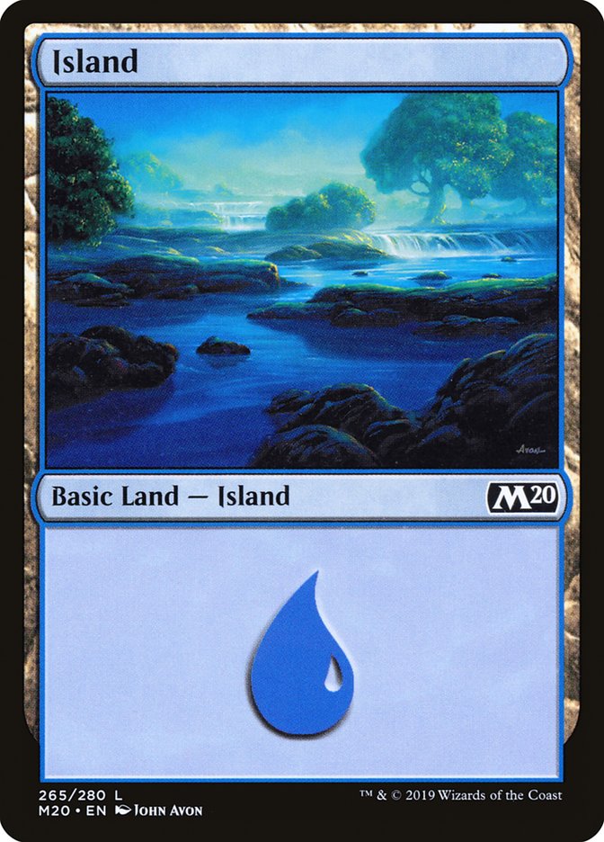 Island (#265) [Core Set 2020] (M20 265)