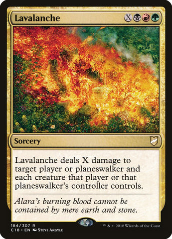Lavalanche [Commander 2018] (C18 184)