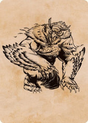 Owlbear (Showcase) Art Card [Dungeons & Dragons: Adventures in the Forgotten Realms Art Series] (AAFR 76)