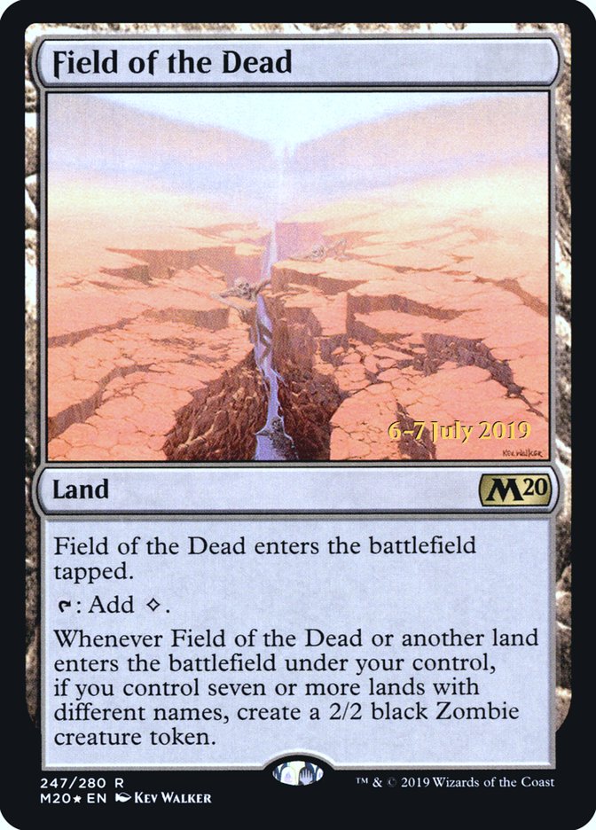 Field of the Dead  [Core Set 2020 Prerelease Promos] (PM20 247S)