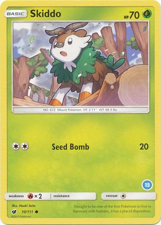 Skiddo (10/111) [Sun & Moon: Trainer Kit - Alolan Sandslash & Alolan Ninetales]