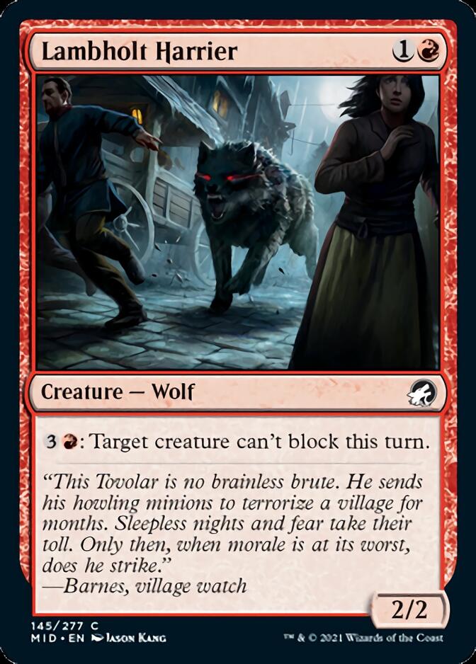 Lambholt Harrier [Innistrad: Midnight Hunt] (MID 145)