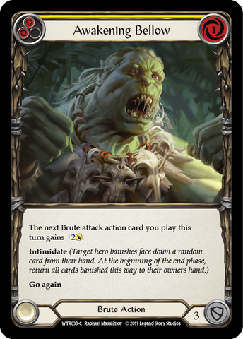 Awakening Bellow (Yellow) [WTR033-C] Alpha Print Normal