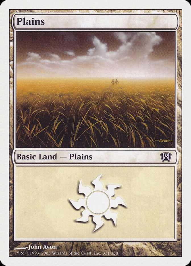 Plains (#331) [Eighth Edition] (8ED 331)