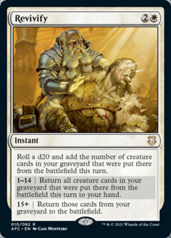 Revivify [Dungeons & Dragons: Adventures in the Forgotten Realms Commander] (AFC 10)