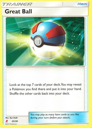 Great Ball (25) (Lycanroc Half-Deck) [Sun & Moon: Trainer Kit - Lycanroc & Alolan Raichu]